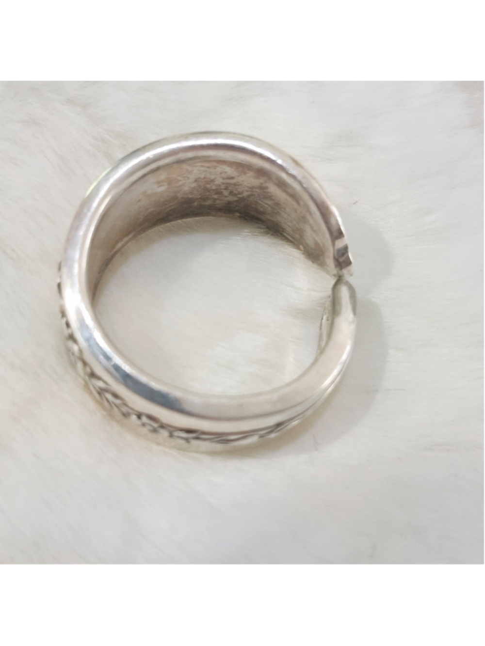 Silverwear Ring Size 9 ONEIDA silverplate ROYAL ROSE - Picture 3 of 4